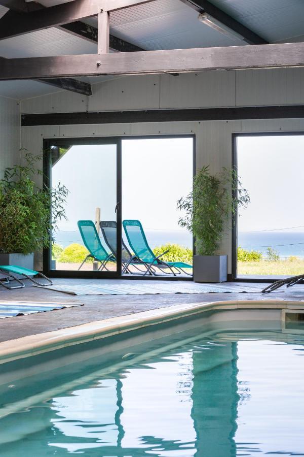 La Metairie-Du-Vauhariot - Vue Mer Et Mont Saint Michel - Piscine Chauffee - Acces Gr34 캉칼 외부 사진