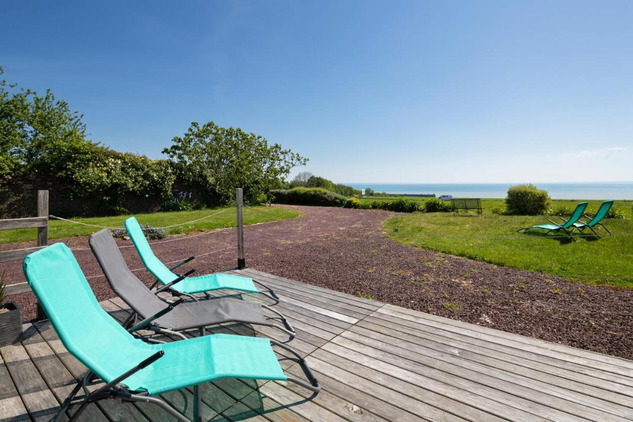 La Metairie-Du-Vauhariot - Vue Mer Et Mont Saint Michel - Piscine Chauffee - Acces Gr34 캉칼 외부 사진