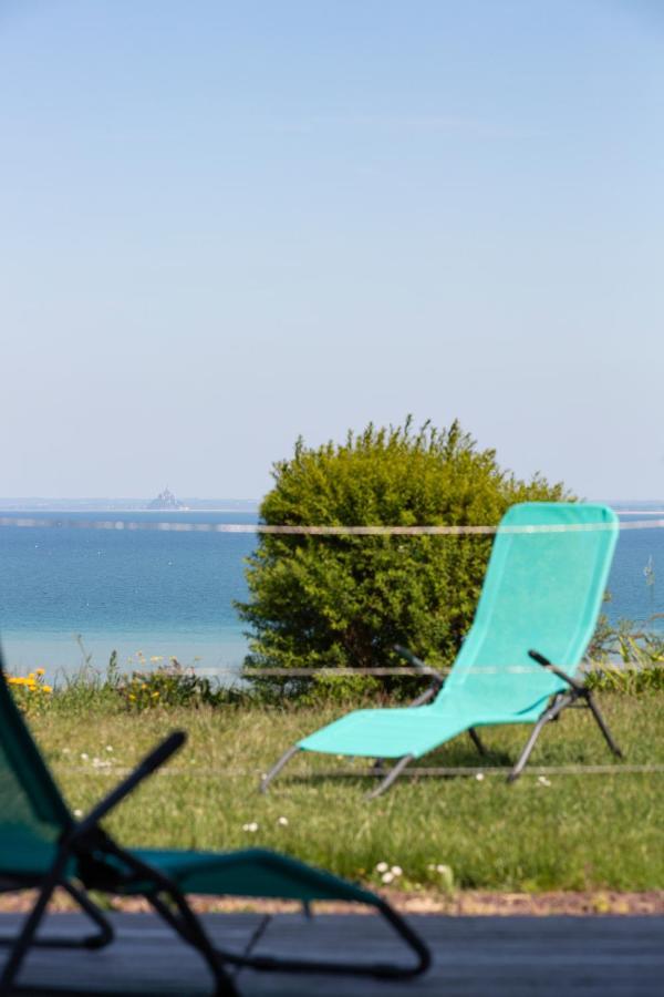 La Metairie-Du-Vauhariot - Vue Mer Et Mont Saint Michel - Piscine Chauffee - Acces Gr34 캉칼 외부 사진